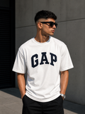 GAP Classic Logo Oversized T-Shirt – White Edition