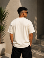 Emporio Armani Signature Oversized T-Shirt – Off White Edition