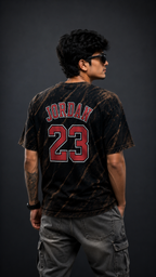 Chicago Bulls Jordan 23 Acid Wash Oversized T-Shirt