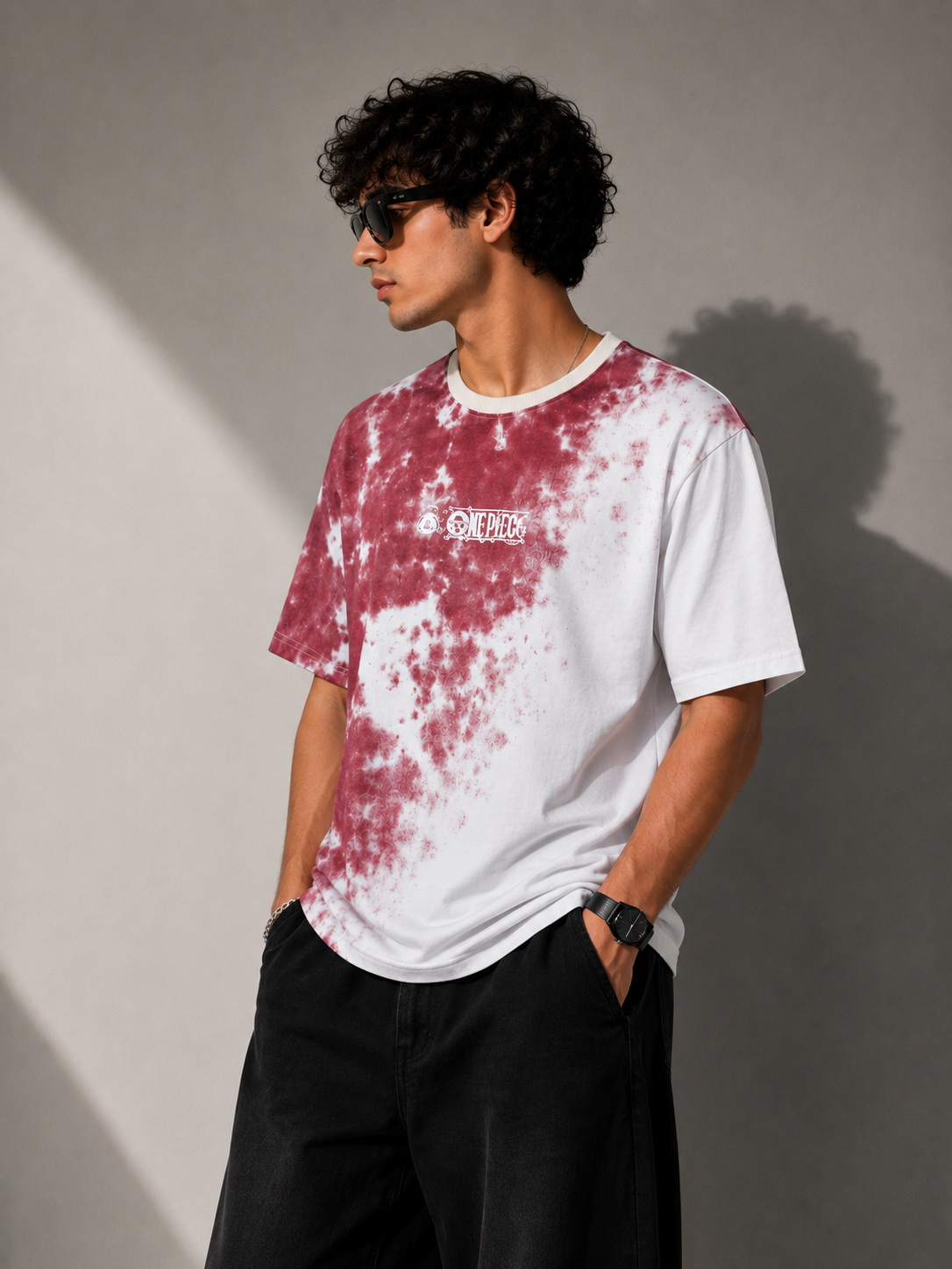 One Piece Tie-Dye Oversized T-Shirt
