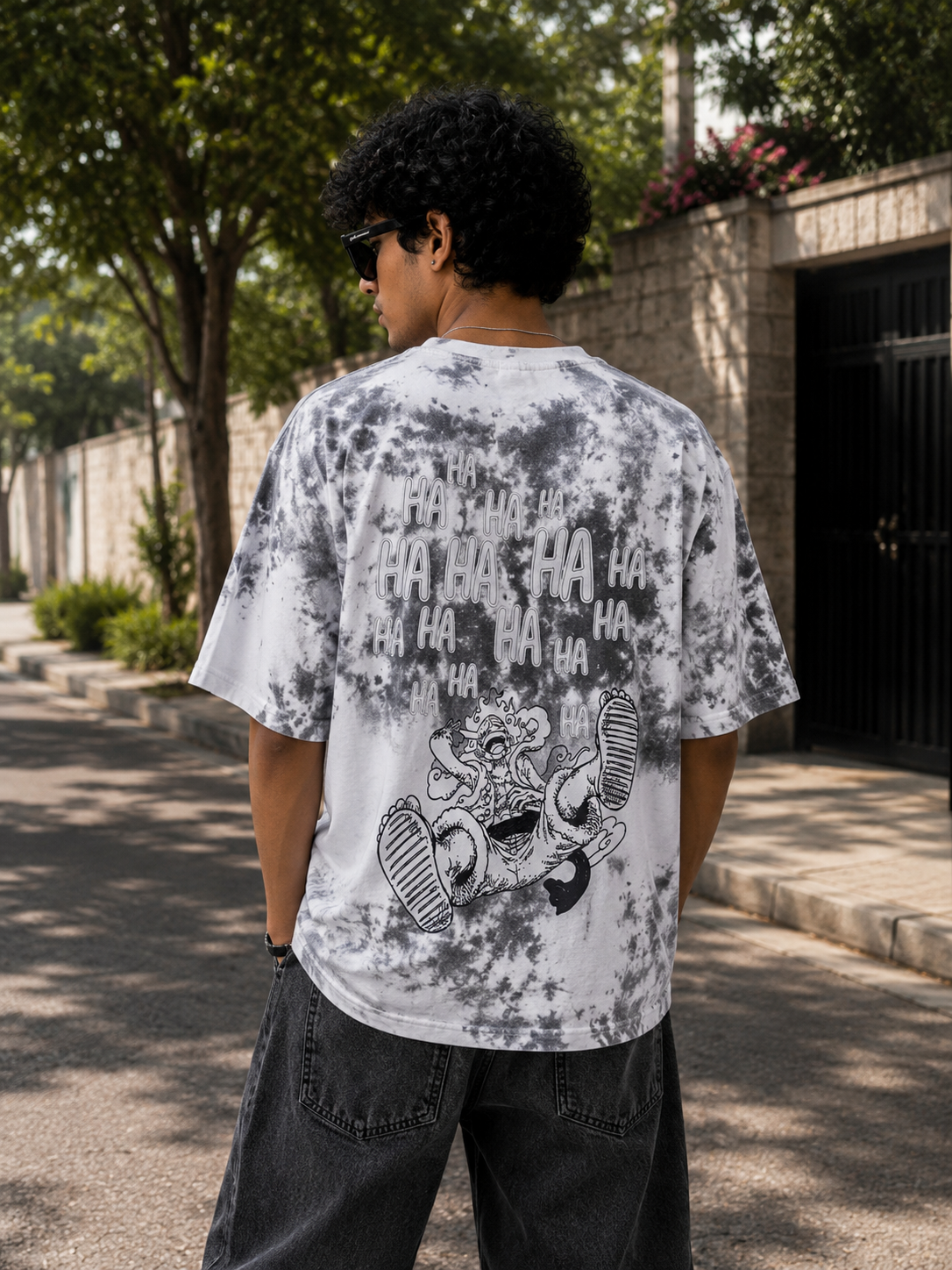 Icecream Tie-Dye Oversized Streetwear T-Shirt