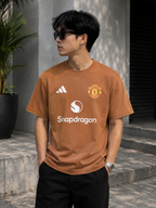 Manchester United Orange Fan Jersey – Premium Football T-Shirt
