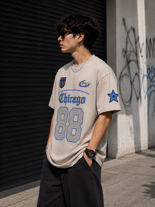 Chicago 88 Oversized Streetwear T-Shirt