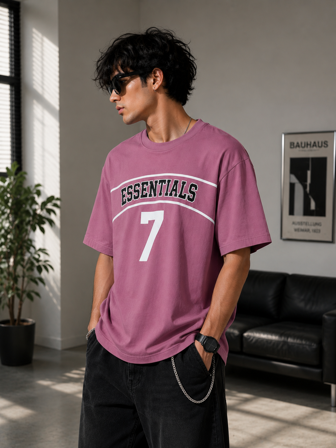 Essentials 7 Oversized Streetwear T-Shirt