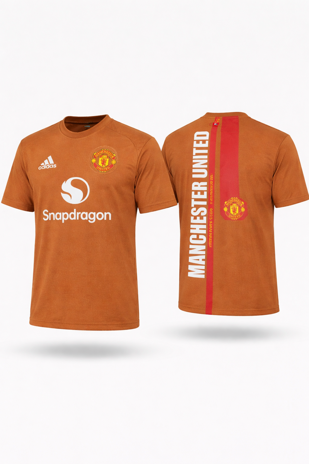 Manchester United Orange Fan Jersey – Premium Football T-Shirt