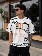 Monster Energy Graphic Oversized T-Shirt
