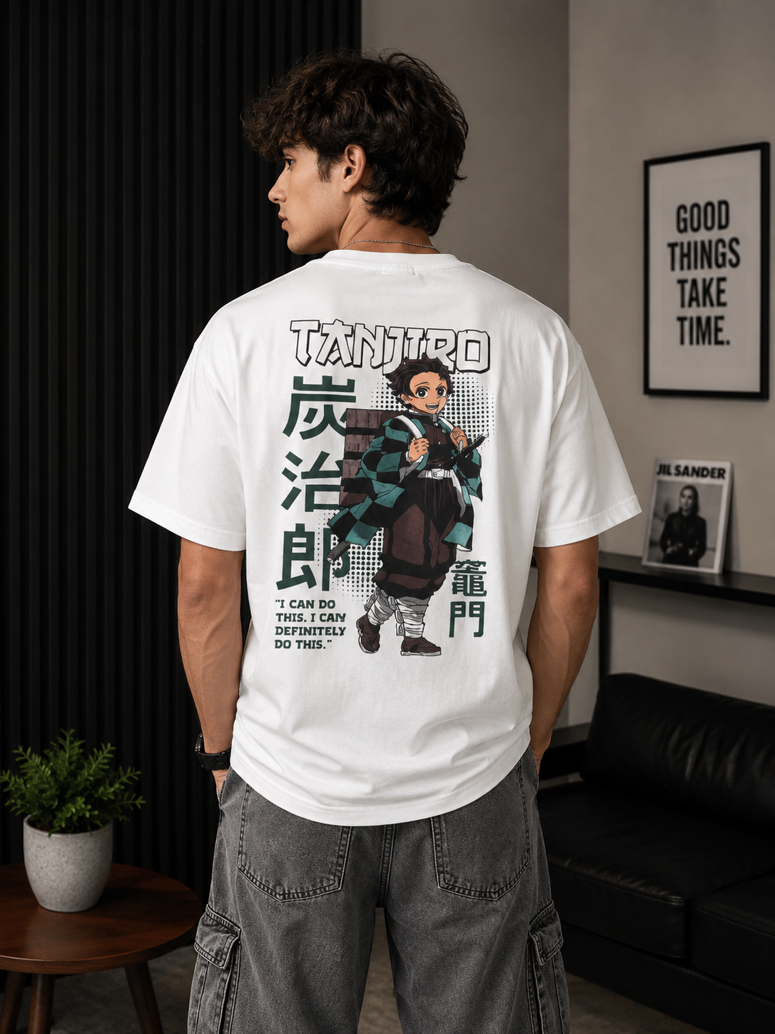 Tanjiro Anime Oversized T-Shirt