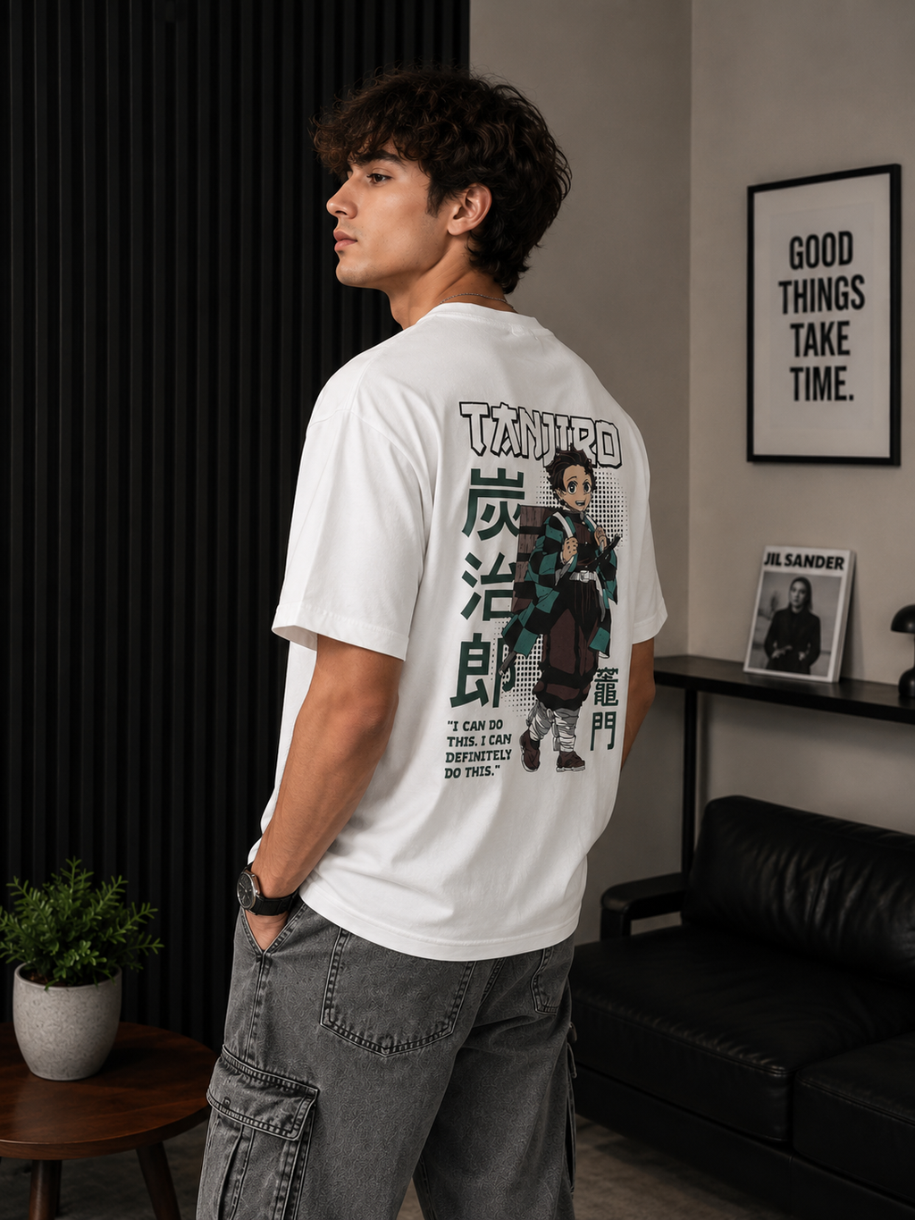 Tanjiro Anime Oversized T-Shirt