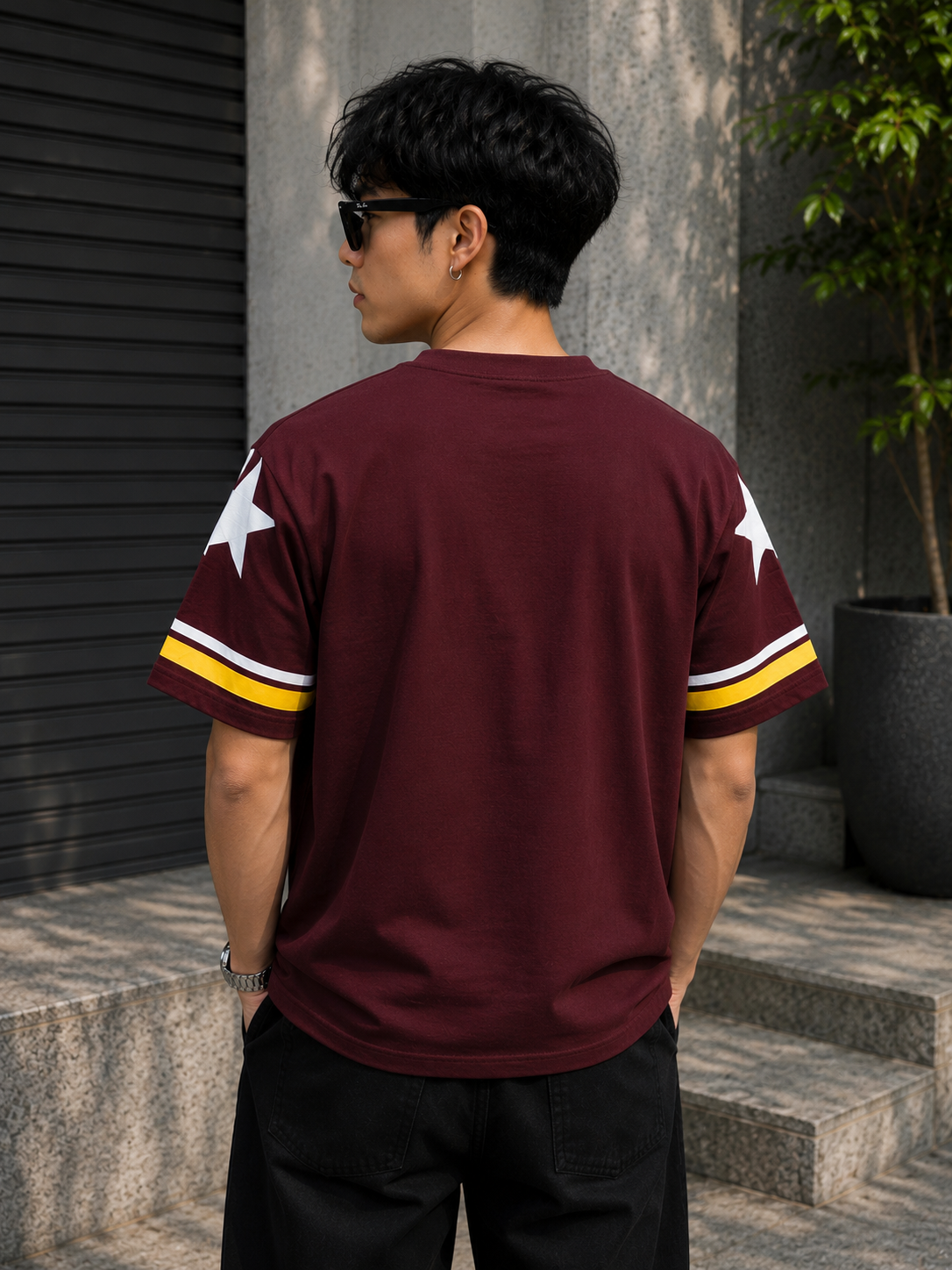 Vintage 23 Oversized Tshirt – Maroon