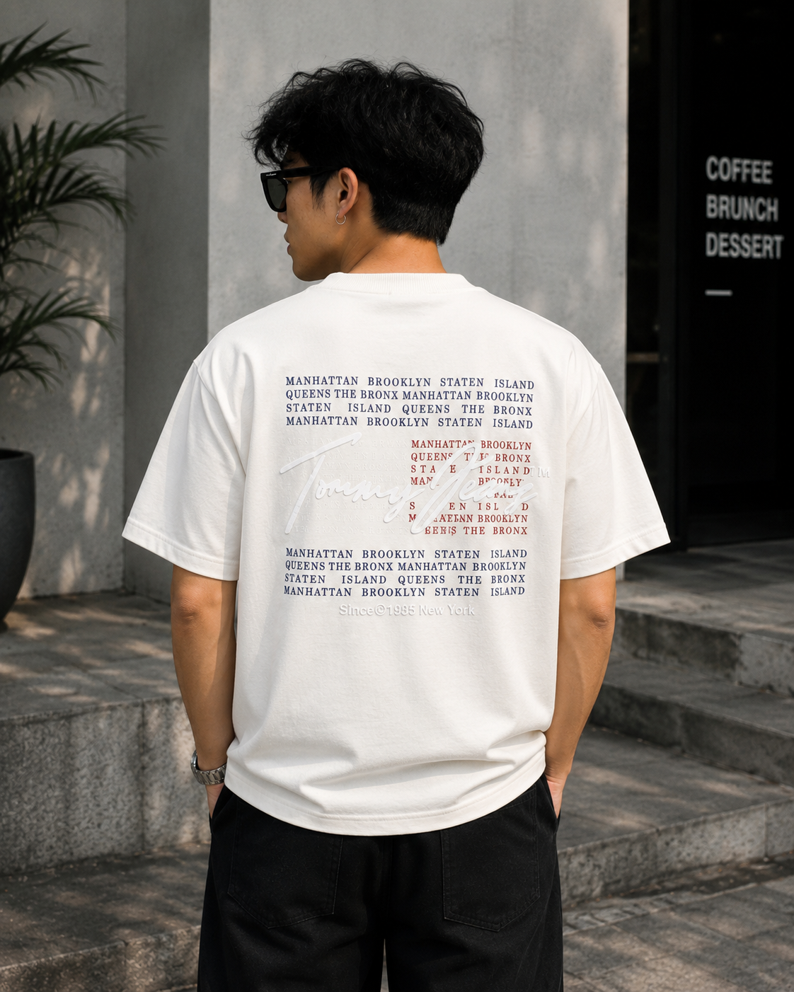 Tommy Urban Oversized T-Shirt – Off White
