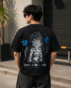 Goku Dragon Oversized Anime T-Shirt – Black